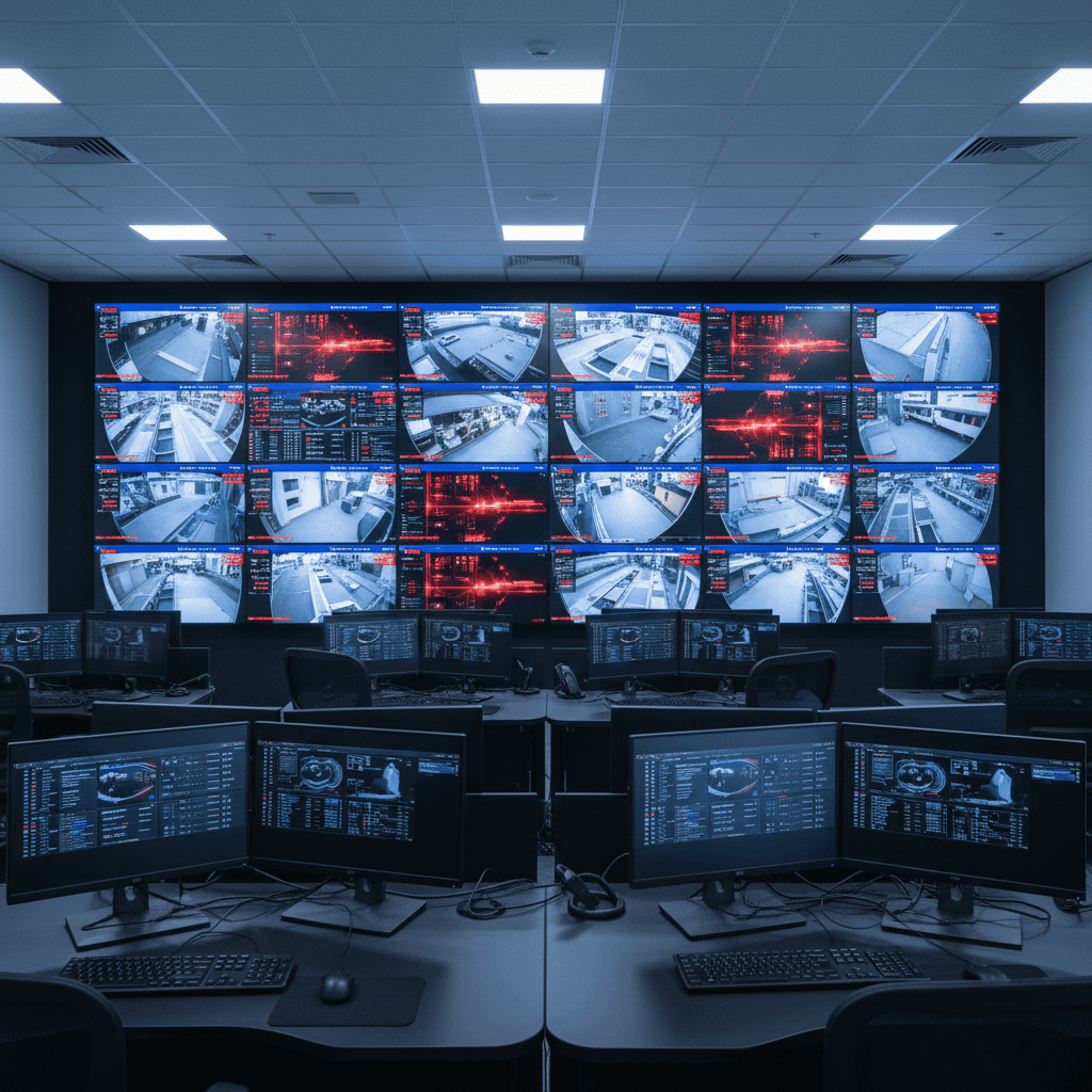 Control Room Video Wall Setup 900x650